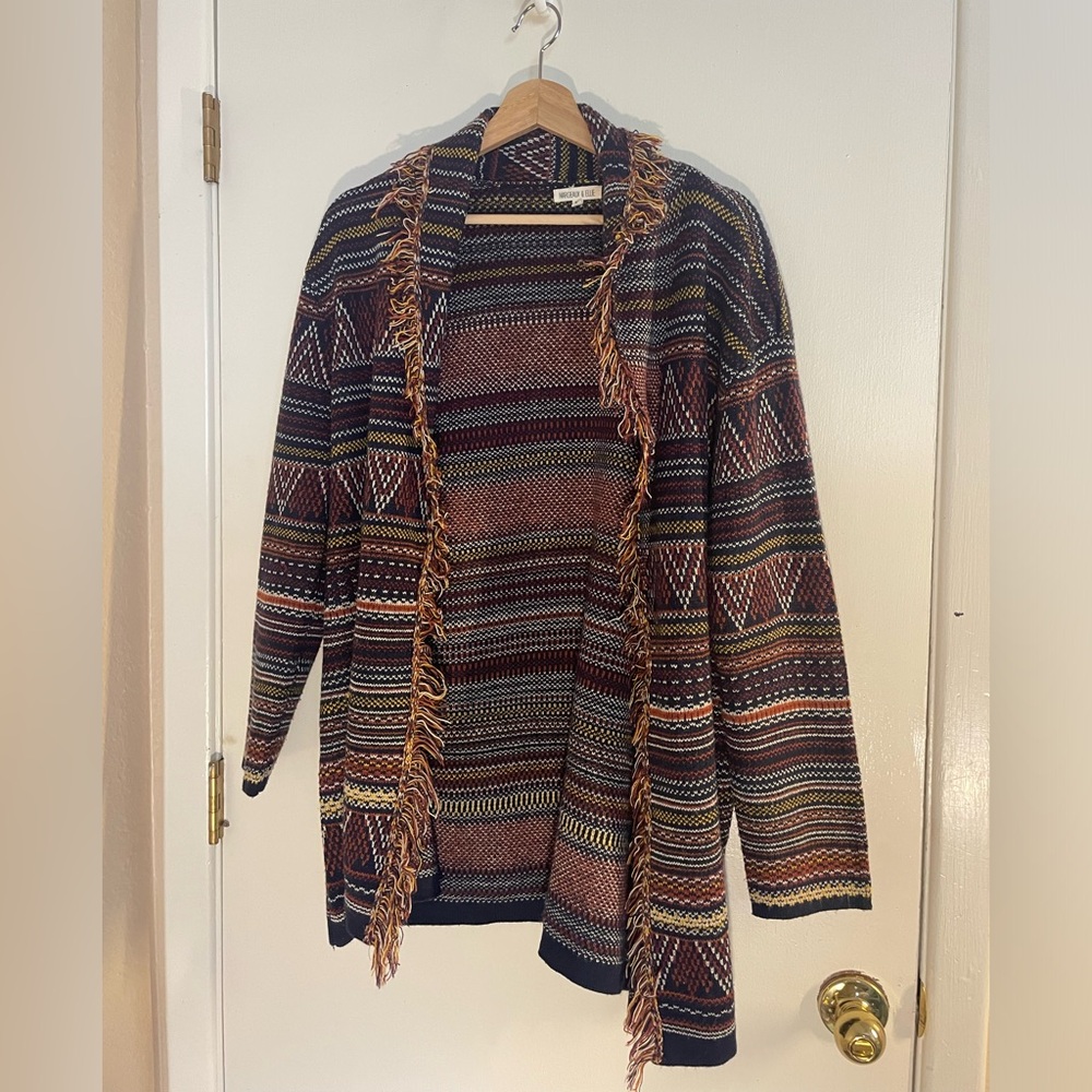 Statement Cardigan XL Western